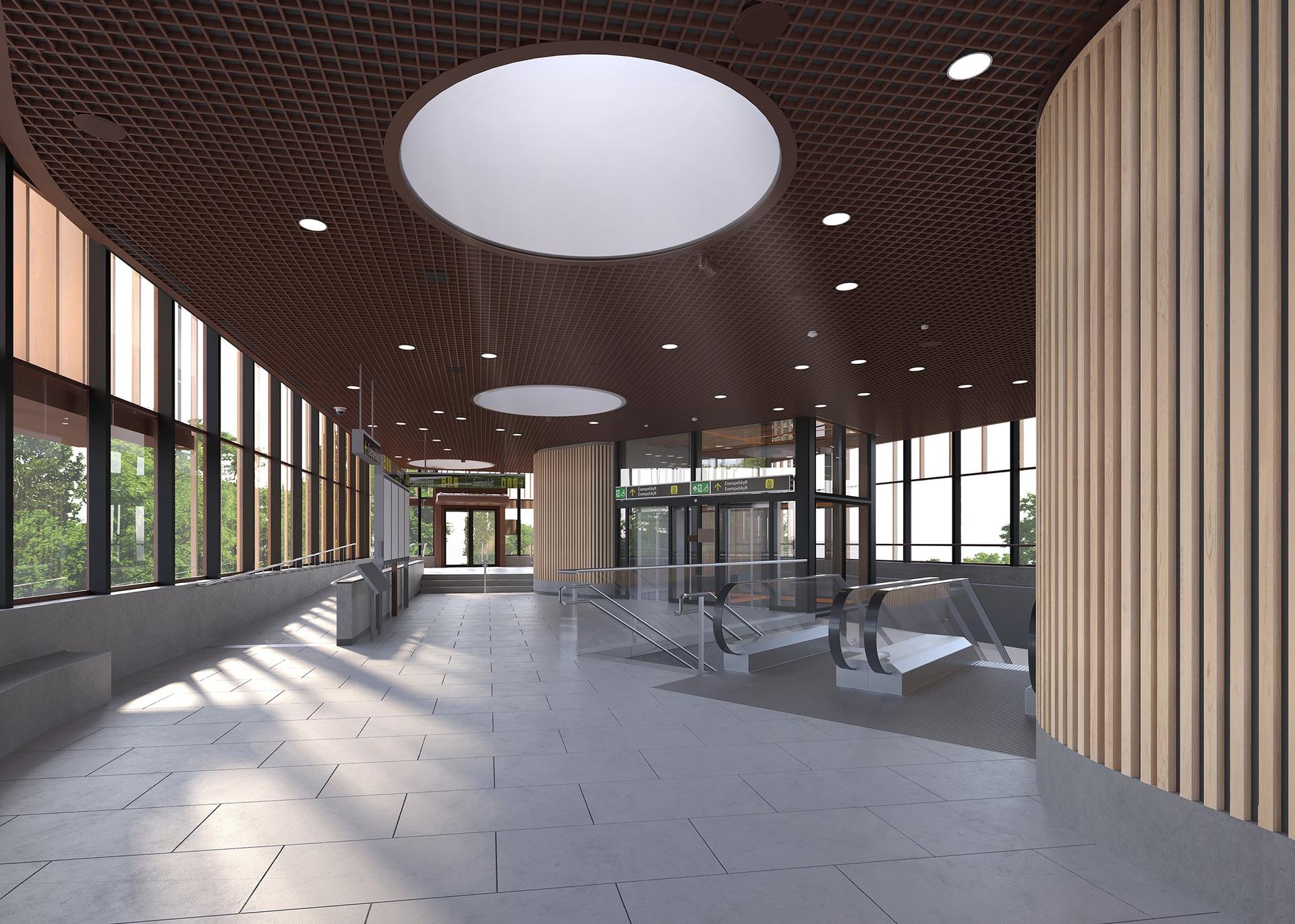 Haga Station is a new underground rail station in central Gothenburg, forming part of the West Link project to improve rail capacity and regional connectivity